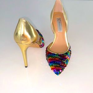 INC International Concepts multi colored heels - Size 6